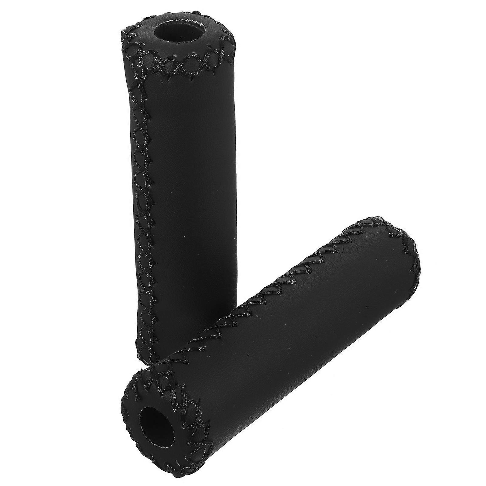 Bike Handlebar Grips Protector Ergonomics Microfiber Handle Grips 2Pairs