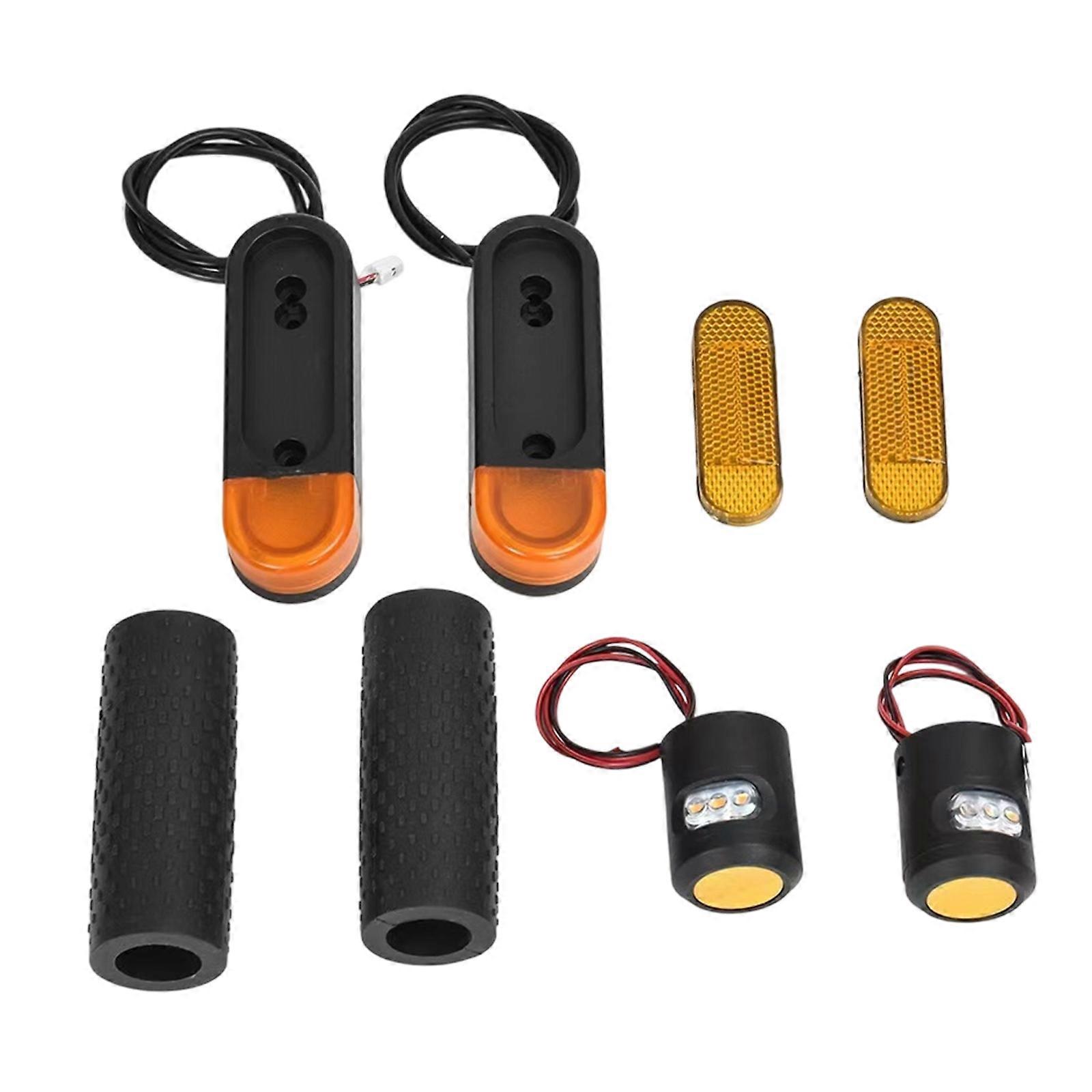 Universals LED Turn Indicators Handlebars LED Turn Signal Light LED Turn Signal Lamp Replacement Part Easy to Use Multicolor