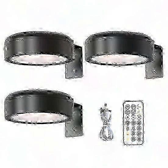 Wall Mounted Wireless Picture Light with Remote - Dimmable RGB LED Art Light, Battery Operated Adjustable 13 Colors for Paintings