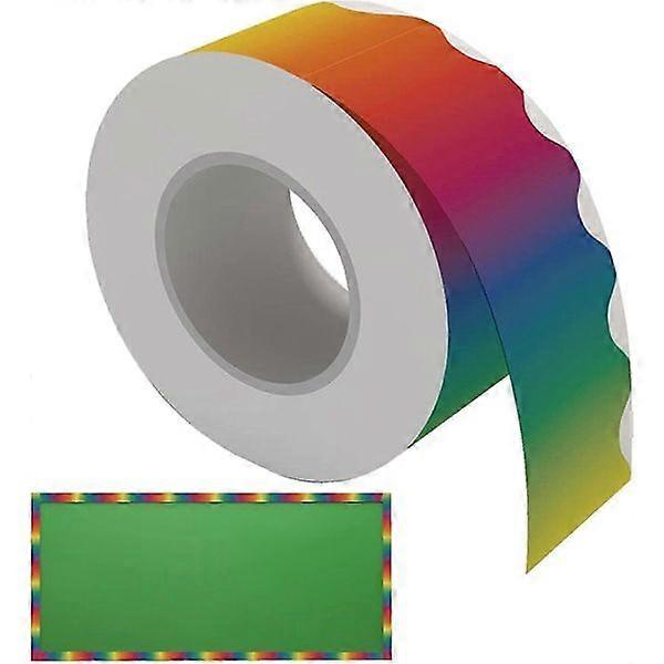 Classroom bulletin board border pieces, rainbow gradient classroom border, rainbow border for decorating bulletin boards, cabinets and schools