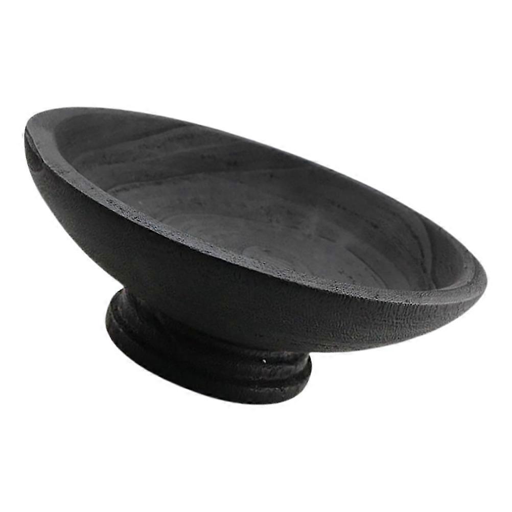 Wood Fruit Bowl Footed Decorative Stand for Kitchen Counter Storage