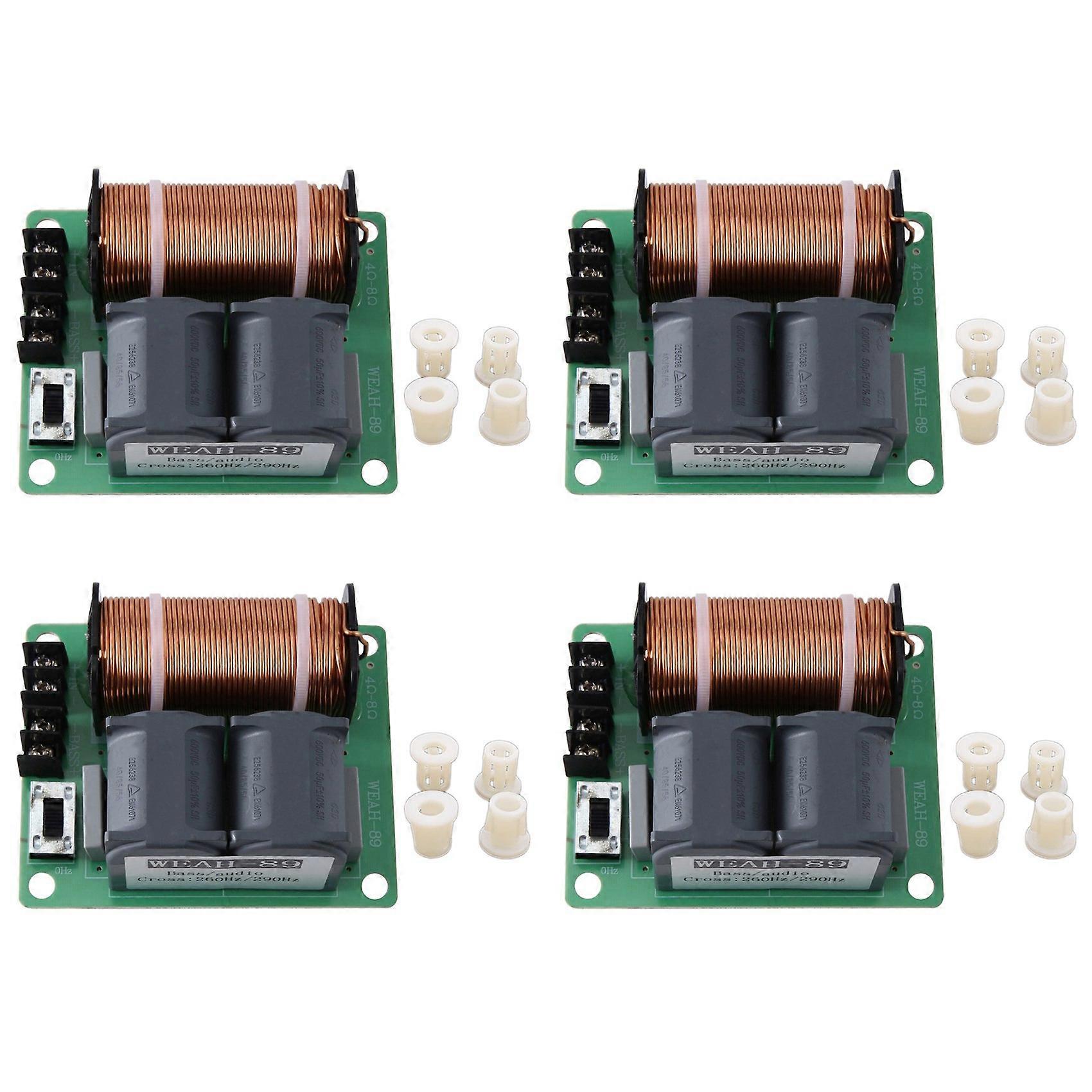 4X 1500W High-Power Pure Bass Crossover Subwoofer Speaker Modification Upgrade Adjustable Frequency Point