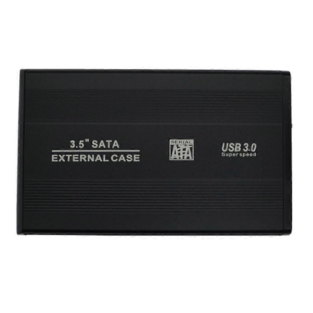 USB to SATA SSD 2.5/3.5In Adapter Hard Drive Enclosure USB3.0 Case HD External Solid State Hard Disk Box Adapter US Plug