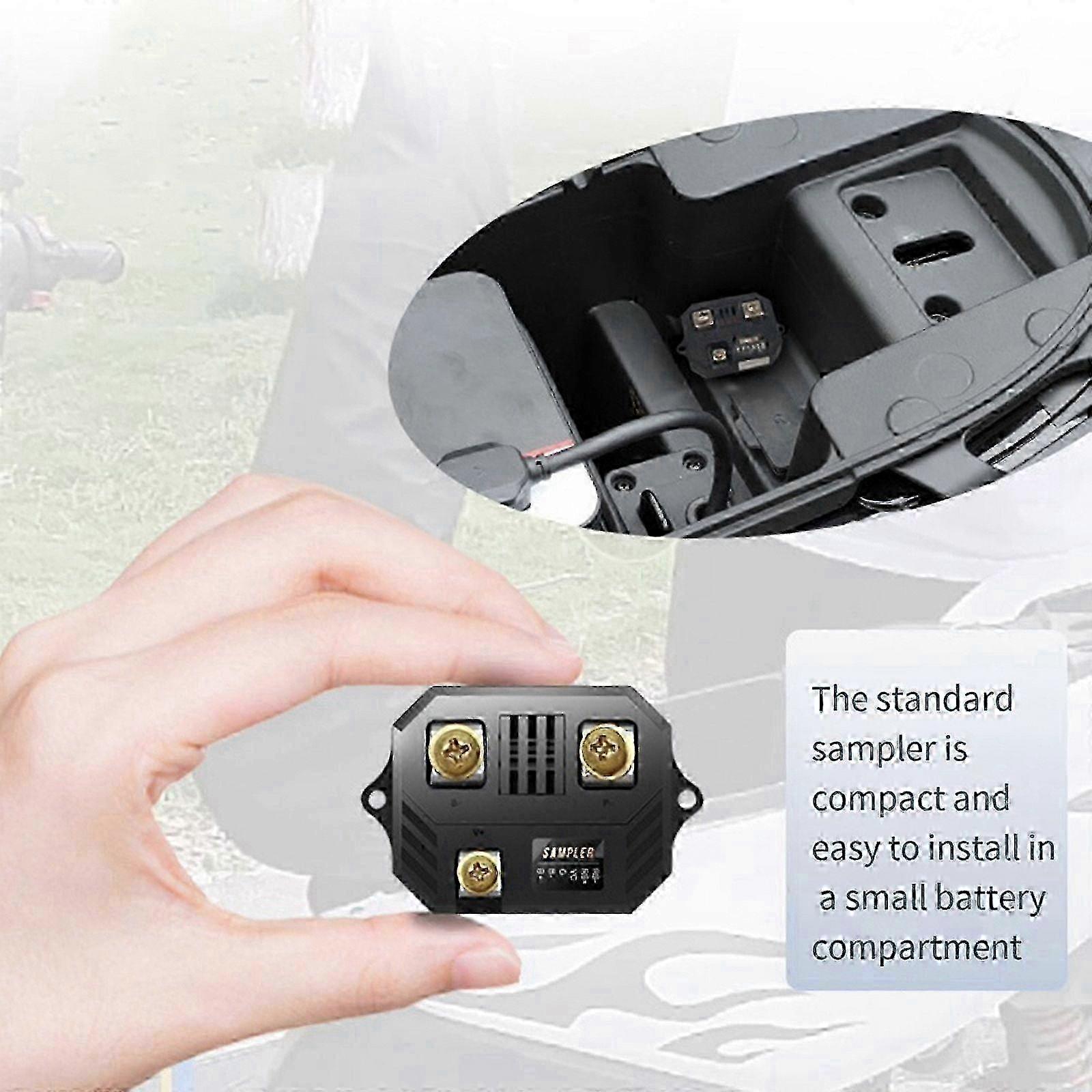 BL110F Coulometer Battery Meter DC10-100V 0-100A Waterproof Battery Meter and Voltmeter for Electric Quadricycle,A w