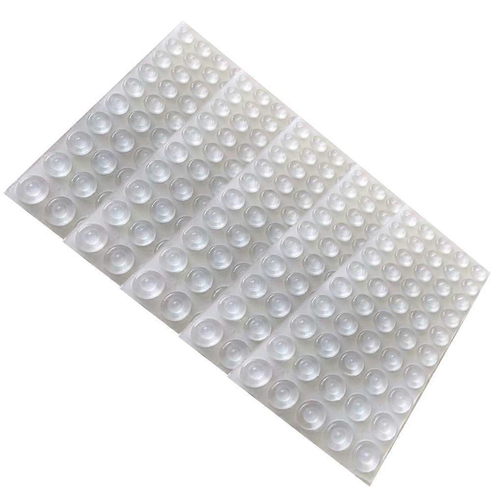 200Pcs Transparent Self Adhesive Door Knob Anti Collision Particles