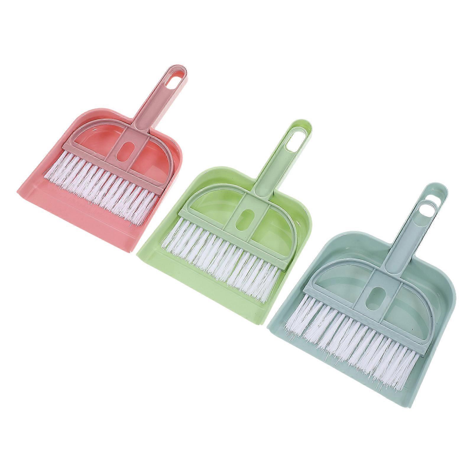 Mini Broom and Dustpan Set for Home Use 12Sets ABS Material