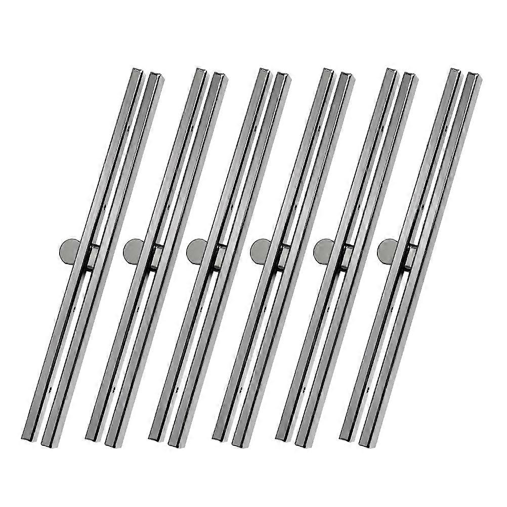 Lock Clasp Frame Purse Making Accessories for Bag Making 18Pcs Silver