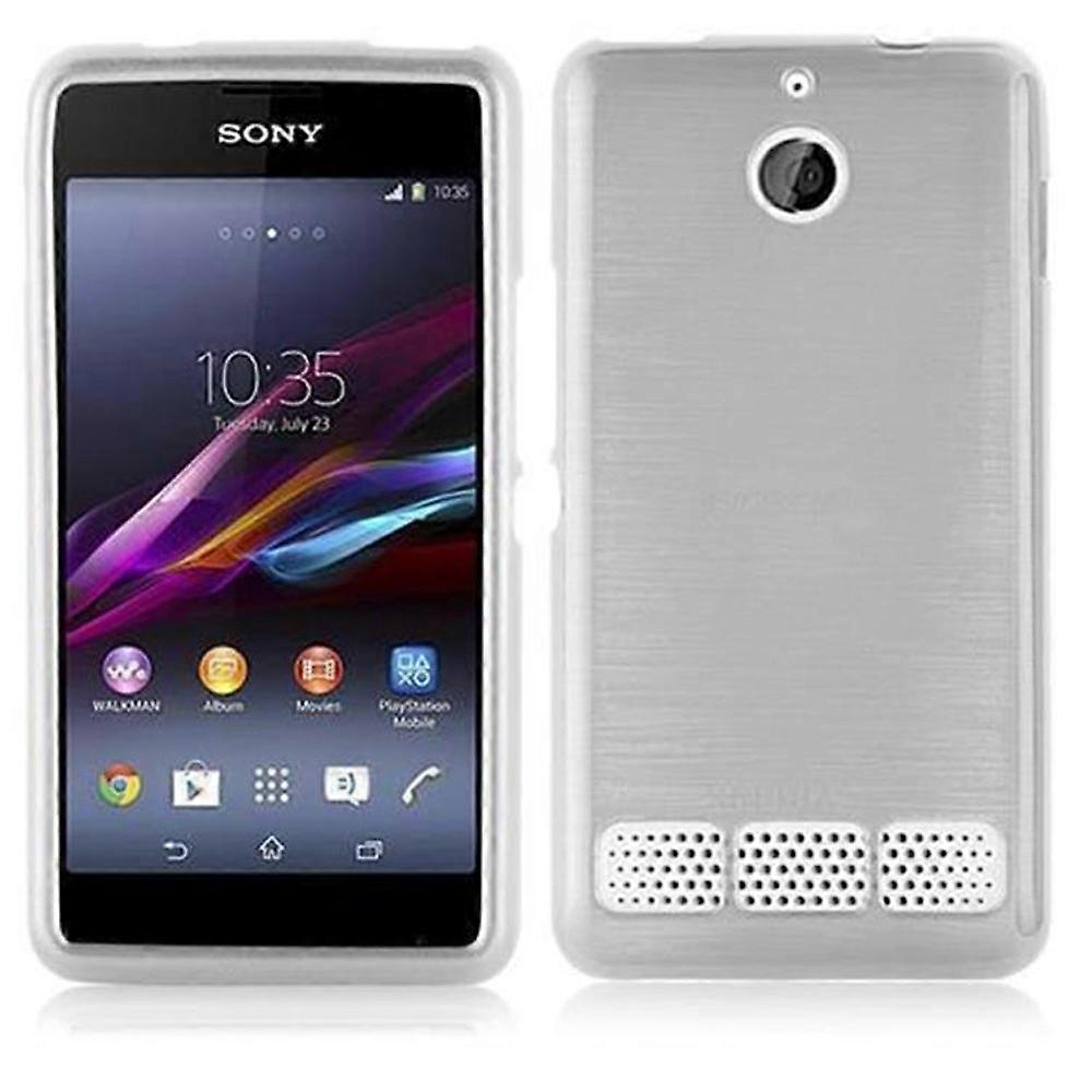 Sony Xperia E1 Protective Case TPU Case - Brushed Design