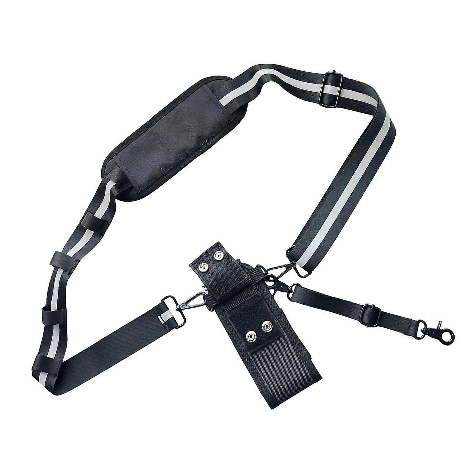 Professional Radio Case Holsters Featuring Adjustable Shoulder Strap Reflective Safety and Five Hook Point Multicolor