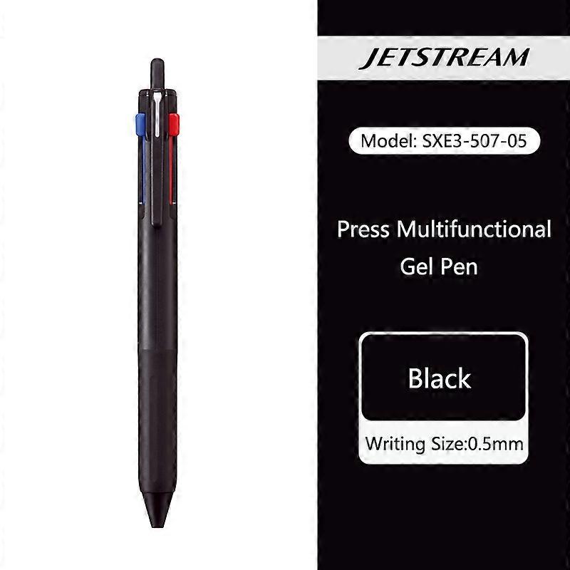 uni JETSTREAM 3 in 1 Multifunction Ballpoint Pen,colores 0.5mm Black/Red/Blue Core boli multifunci��n Retractable For Note Writin