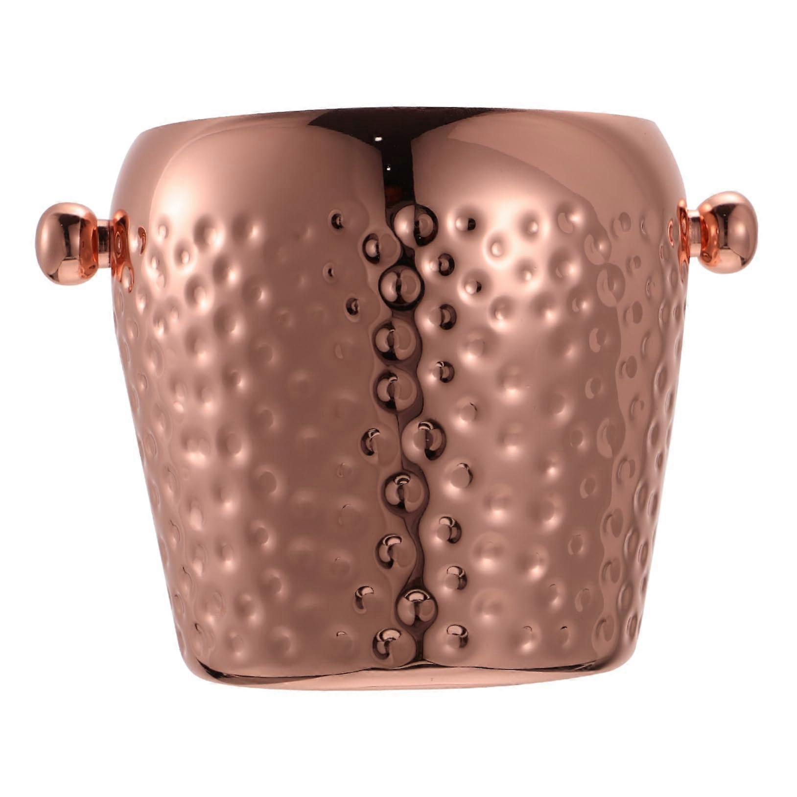 Wine Ice Bucket Stainless Steel Wine Cooler with Handles, Large Capacity Chiller for Parties and Events