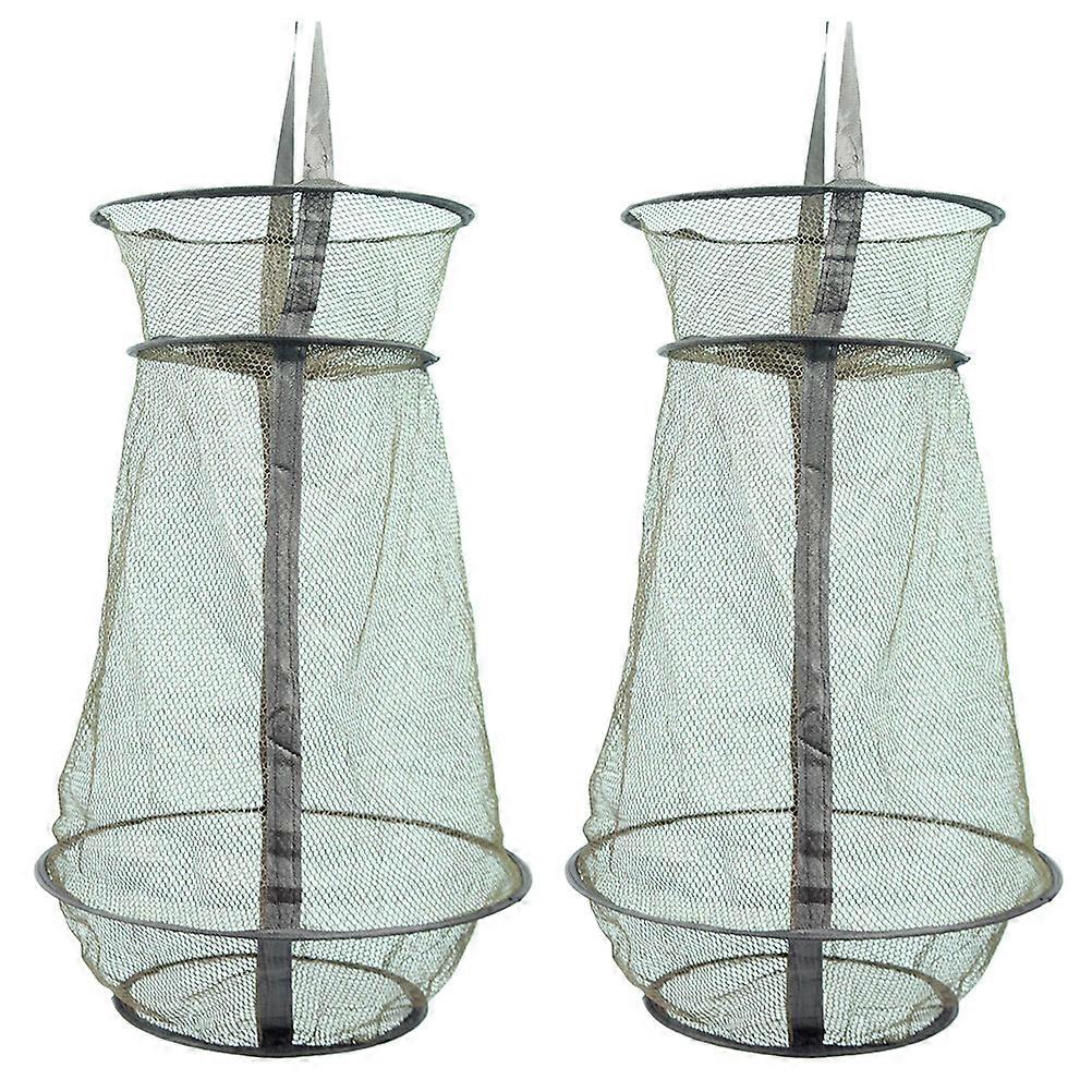 Fishing Basket Collapsible Fish Trap for Effective Catching 6Pcs