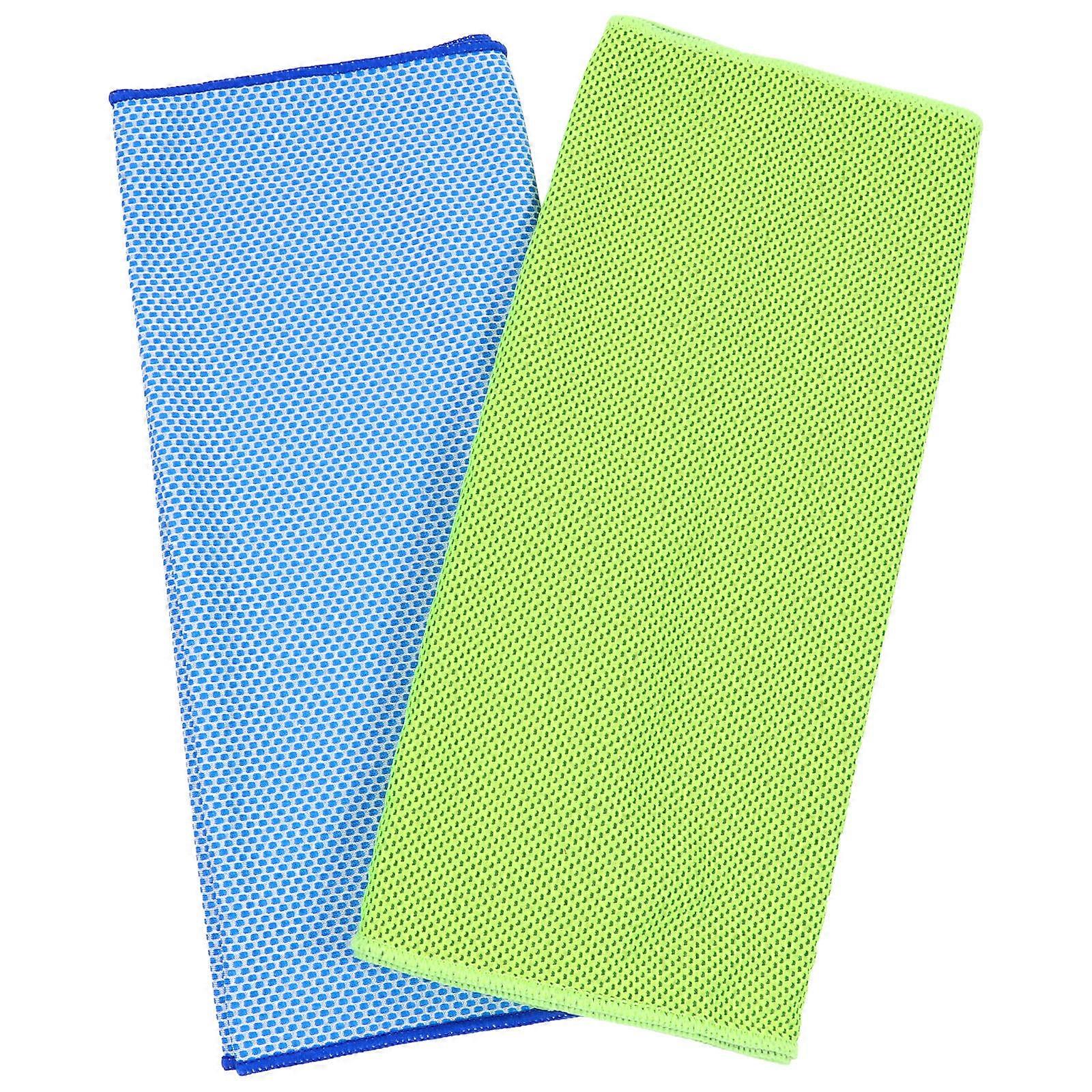 Quick-Dry Beach Towel Rectangular Sweat Absorption Towel For Traveling 39.3X11.8In 4Pcs