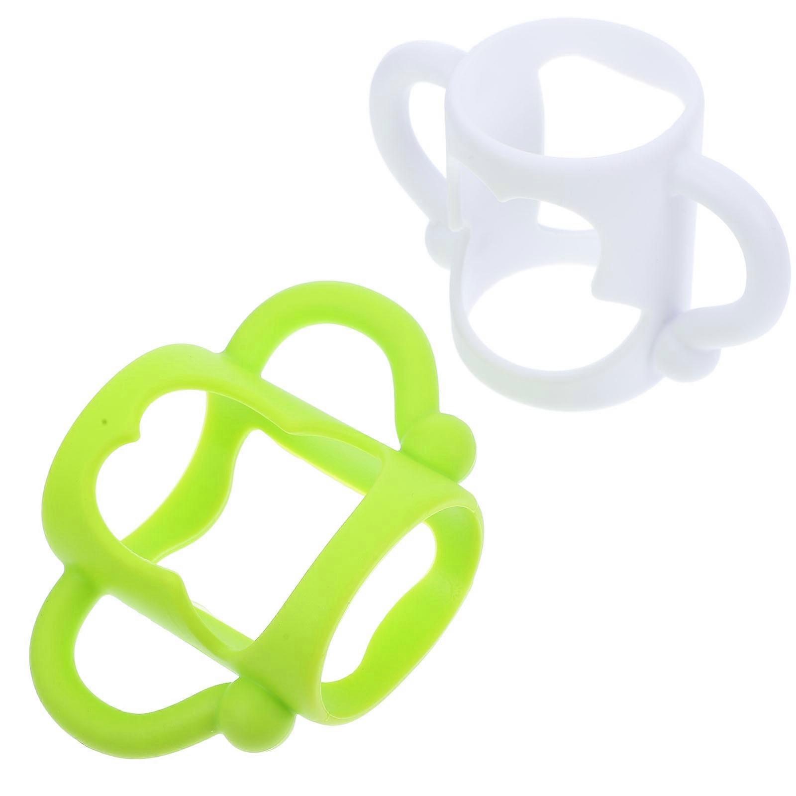 Silicone Baby Bottle Handle for Feeding with Comfortable Grip and Easy Installation Assorted Color