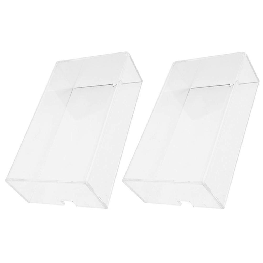 Scratch Proof Mouse Dust Cover Acrylic Mouse Protector 2Pcs for Home Use