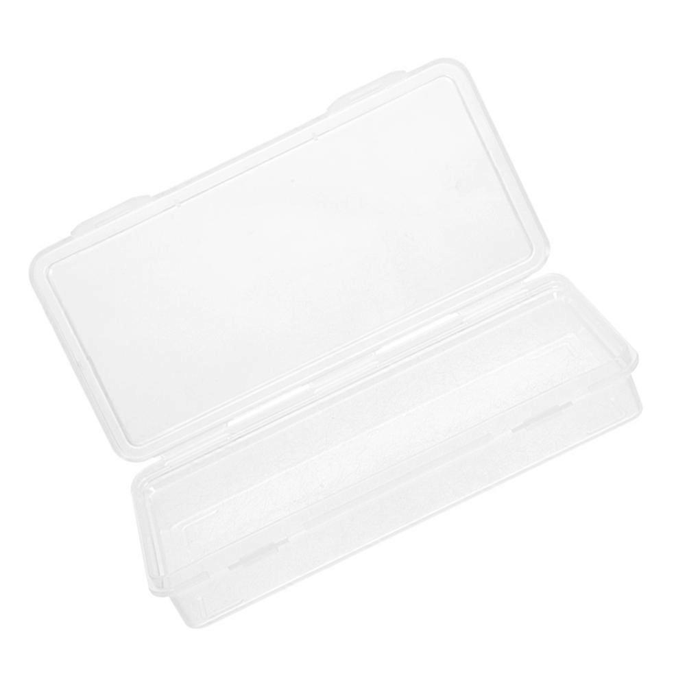 Plastic Pencil Box Transparent Pencil Case for Storage Use