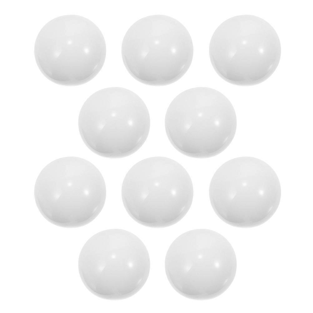 10Pcs Roulette Wheel Ball White Acrylic for Table Game Replacement