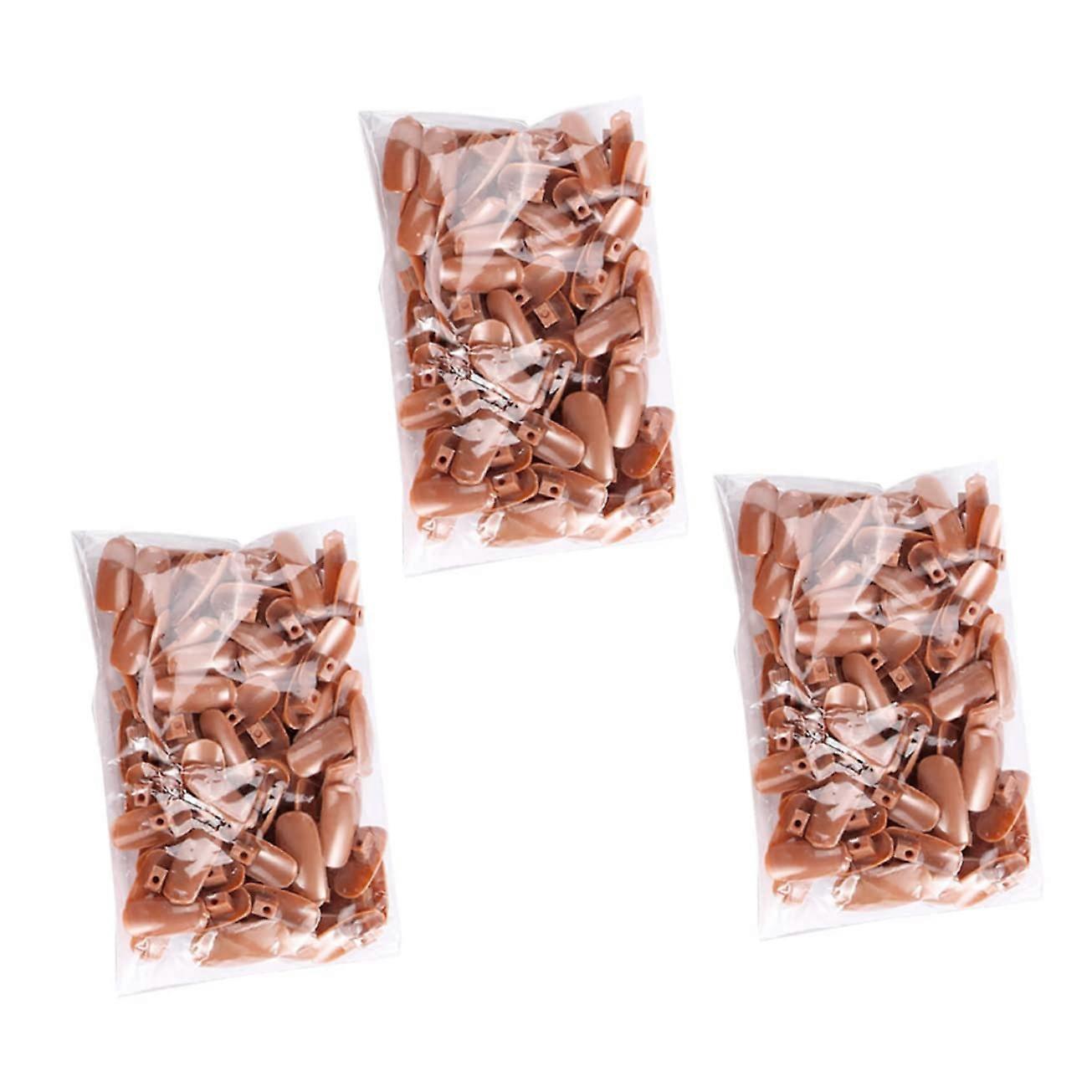 300pcs Reusable Practice False Nails for Beginner and Professional Nail Art Training