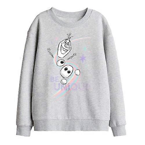 Frozen Childrens/Kids Be Unique Rainbow Olaf Sweatshirt