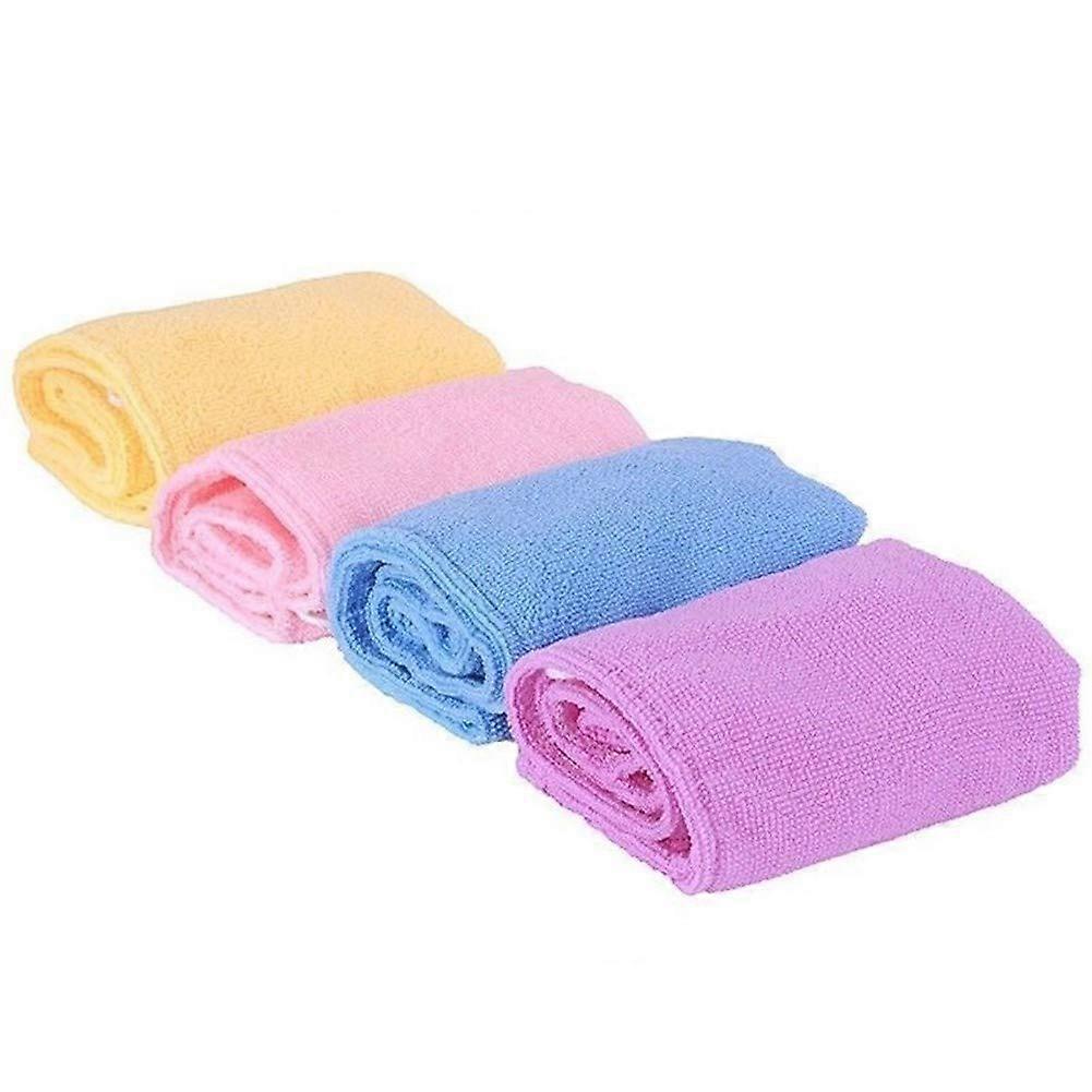 Microfiber Hair Towel for Women Fast Drying Super Absorbent with Secure Button Closure MultiColored