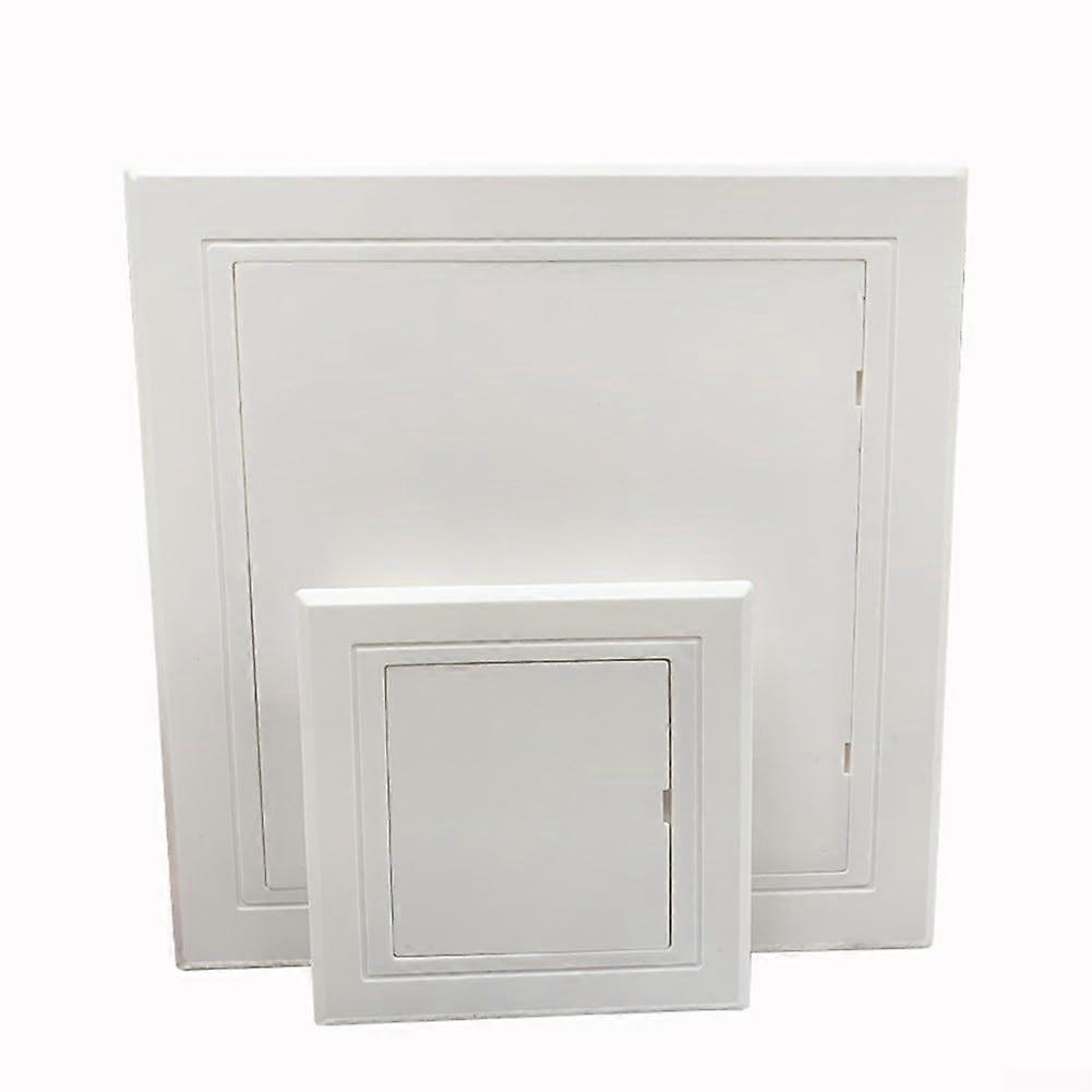 Access Panel ABS Plastic Wall Hatch Cover 100x100mm Hinged Door White for Plumbing and Electrical