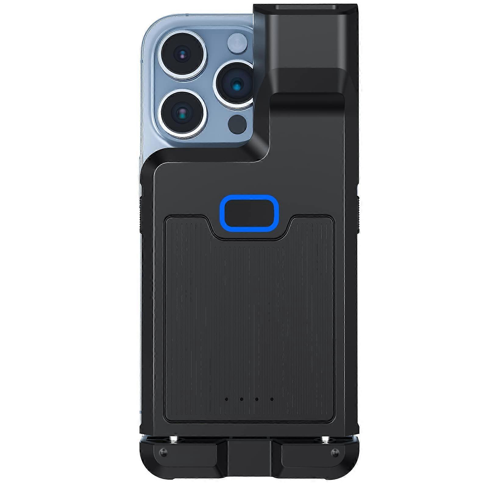 Bluetooth Barcode Scanner with Adjustable Phone Clip, 3000mAh Wireless QR Code Reader for Android iOS