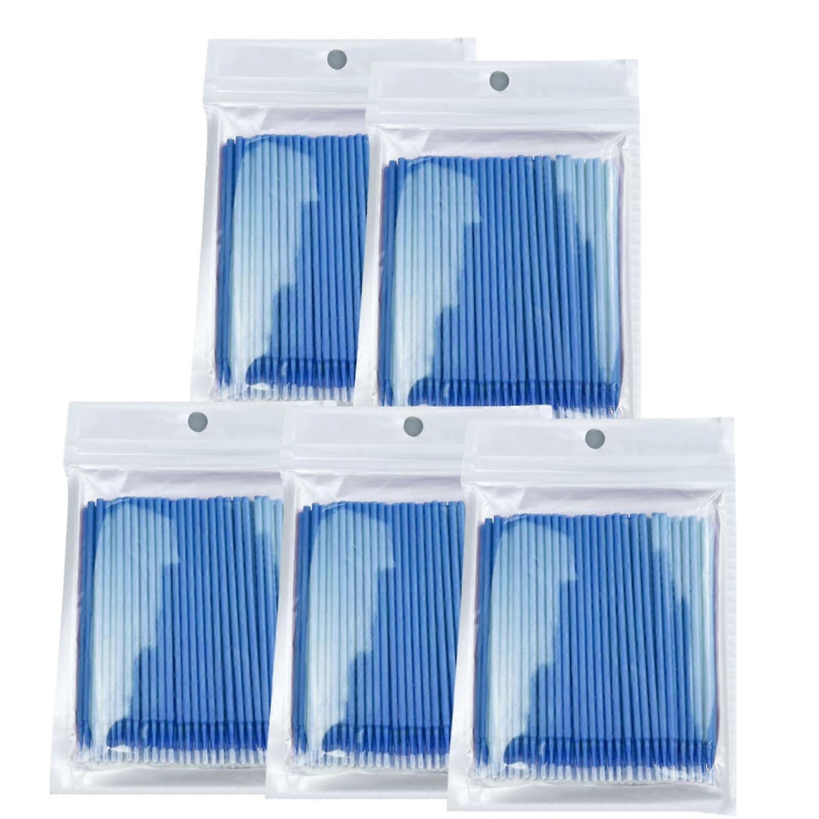 Micro Cotton Swabs 500pcs with Precise 3.0mm Tip, Disposable Micro Brushes for Makeup and Eyelash Extensions