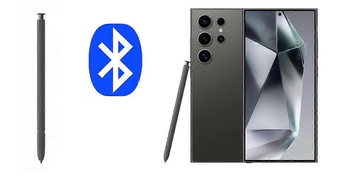 Bluetooth S Pen Replacement with Precise Handwriting and Air Command, Dark Gray for Samsung Galaxy S24 Ultra