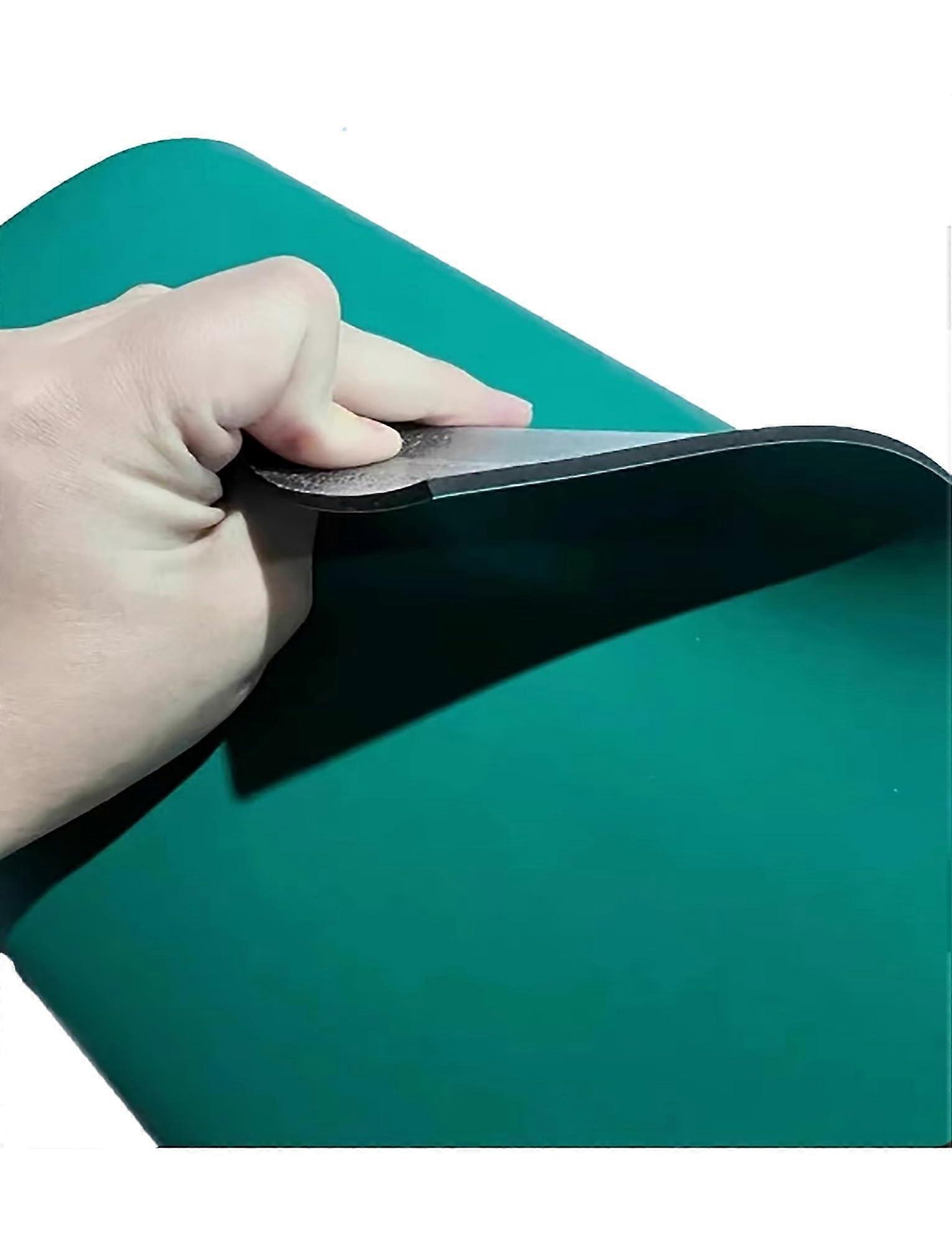 Anti Static Soldering Mat Large Green ESD Rubber Workbench Pad Static Dissipation 23.6x47.3