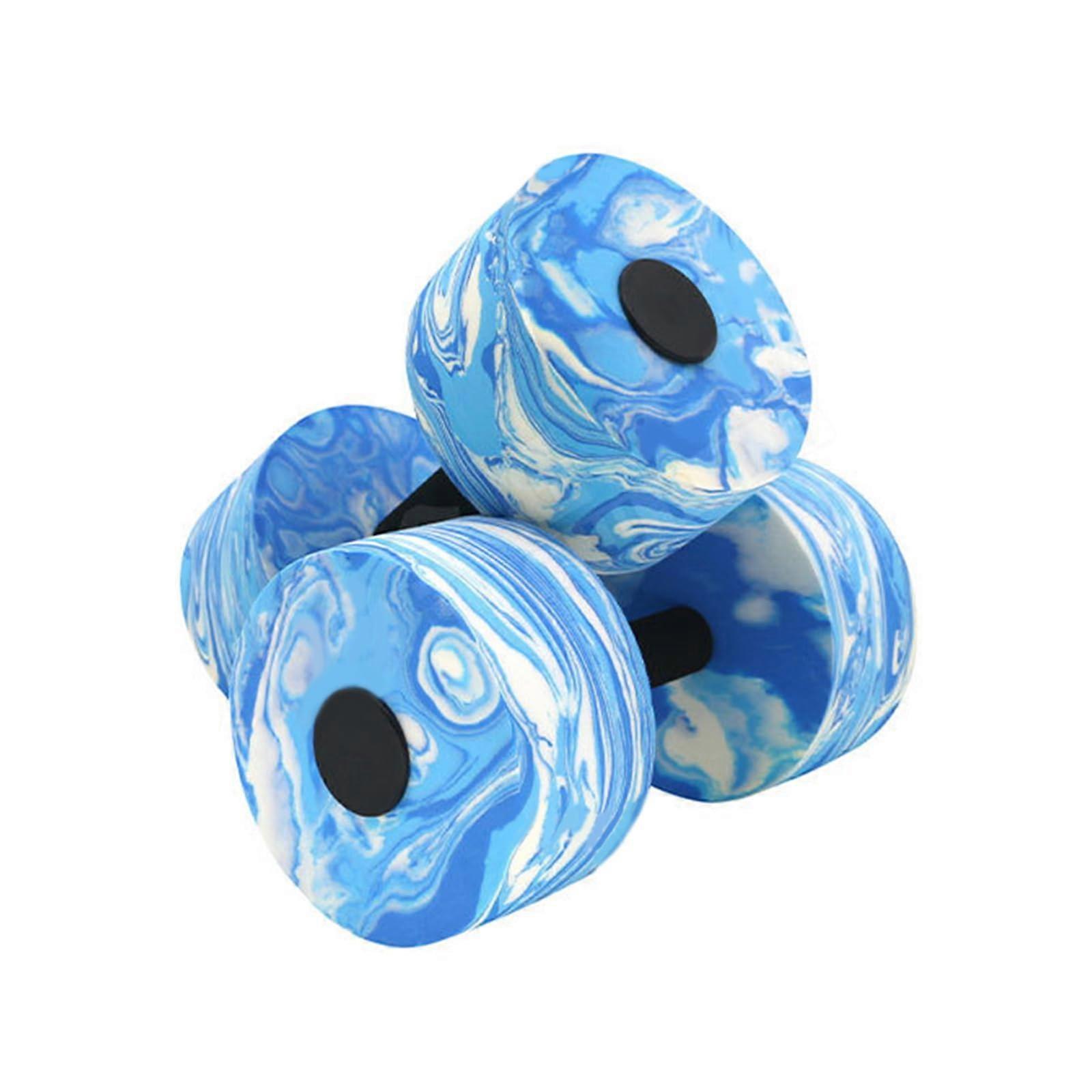 Water Dumbbells EVA Foam Pair for Pool Workouts and Aquatic Exercise Resistance Training