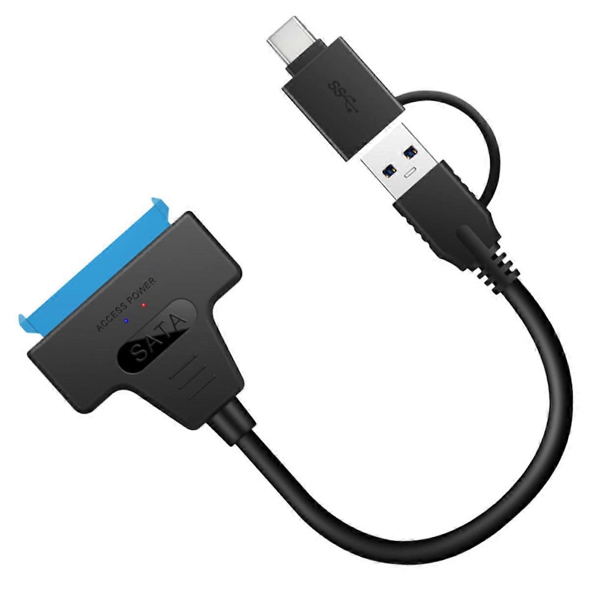 USB C to SATA Cable Adapter for External Hard Drive SSD HDD, Speed Data Transfer Plug and Play