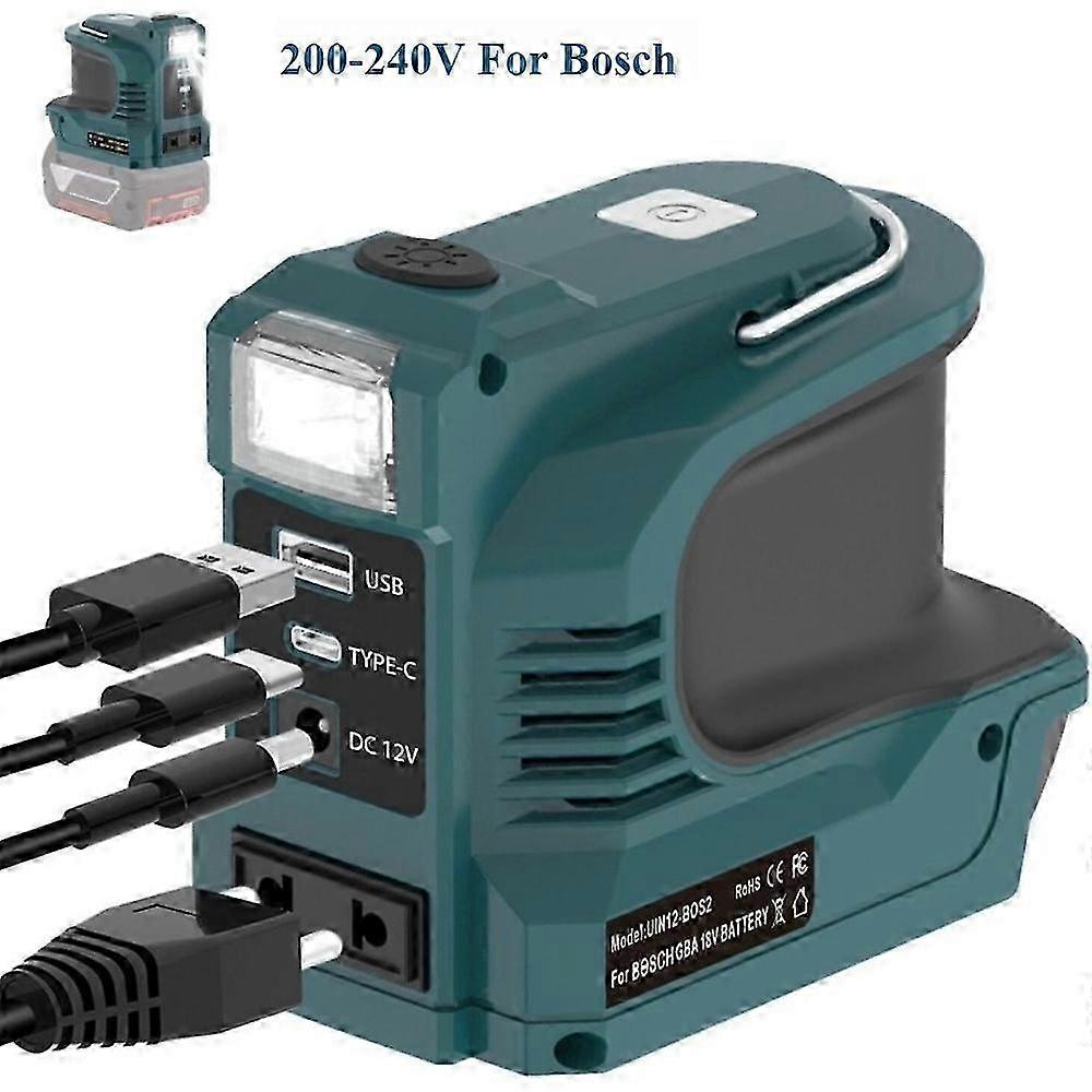 220W Inverter, Multi-port Output, Compatible with GBA Battery, Portable Power Supply