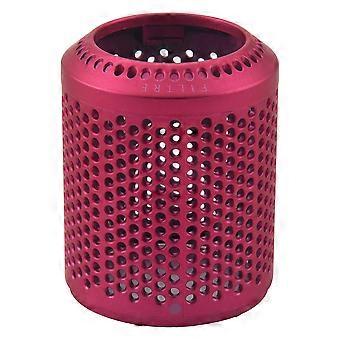 Adequado para secador de cabelo HD01 HD03 HD08, capa de filtro externo à prova de poeira, acessórios para aspirador de pó, vermelho rosado