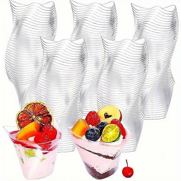 Transparent dessert cups reusable 20pcs set wedding dessert cup