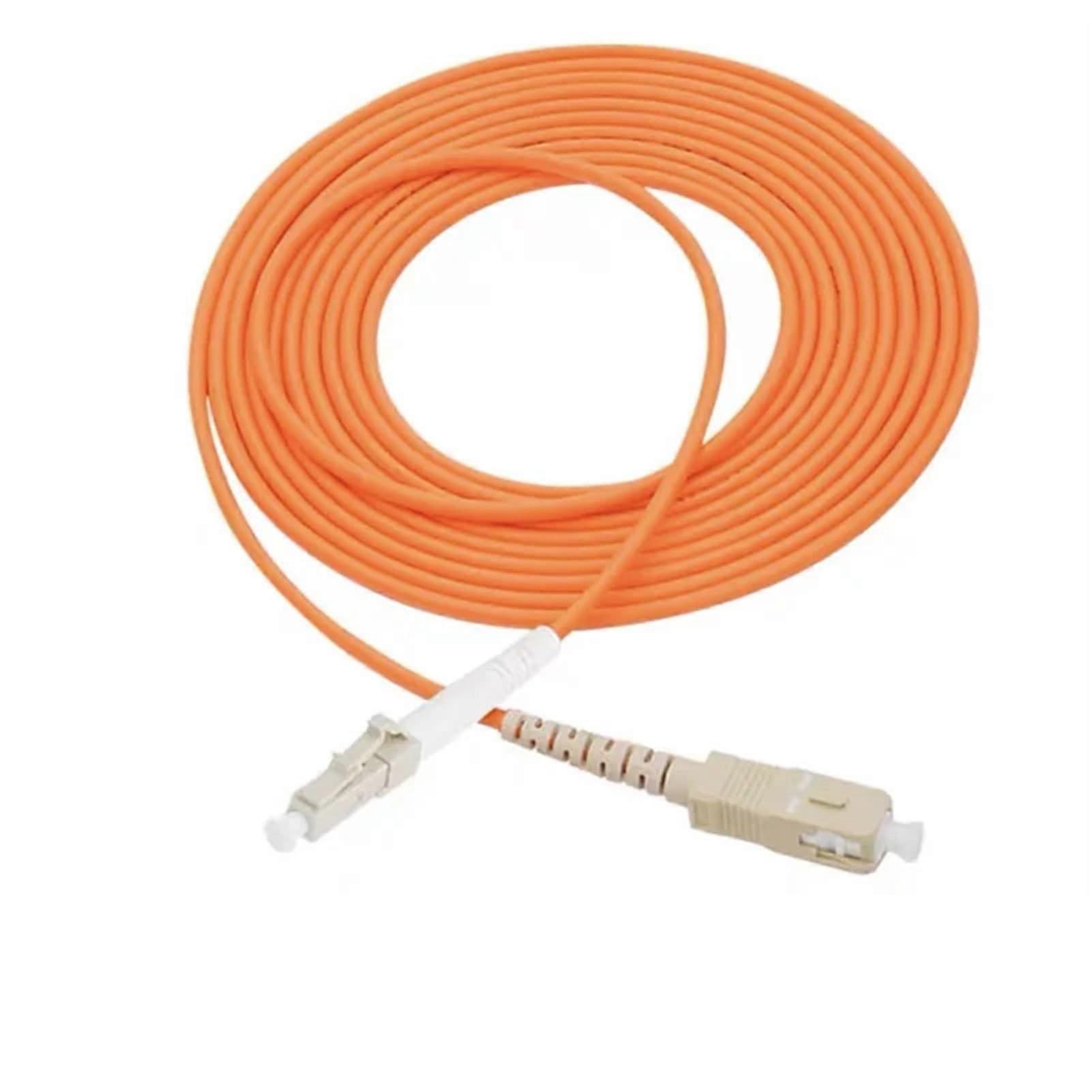 Fiber Optic Patch Cable OM2 SC to LC 40m 50/125 Multimode Speed Data Transfer