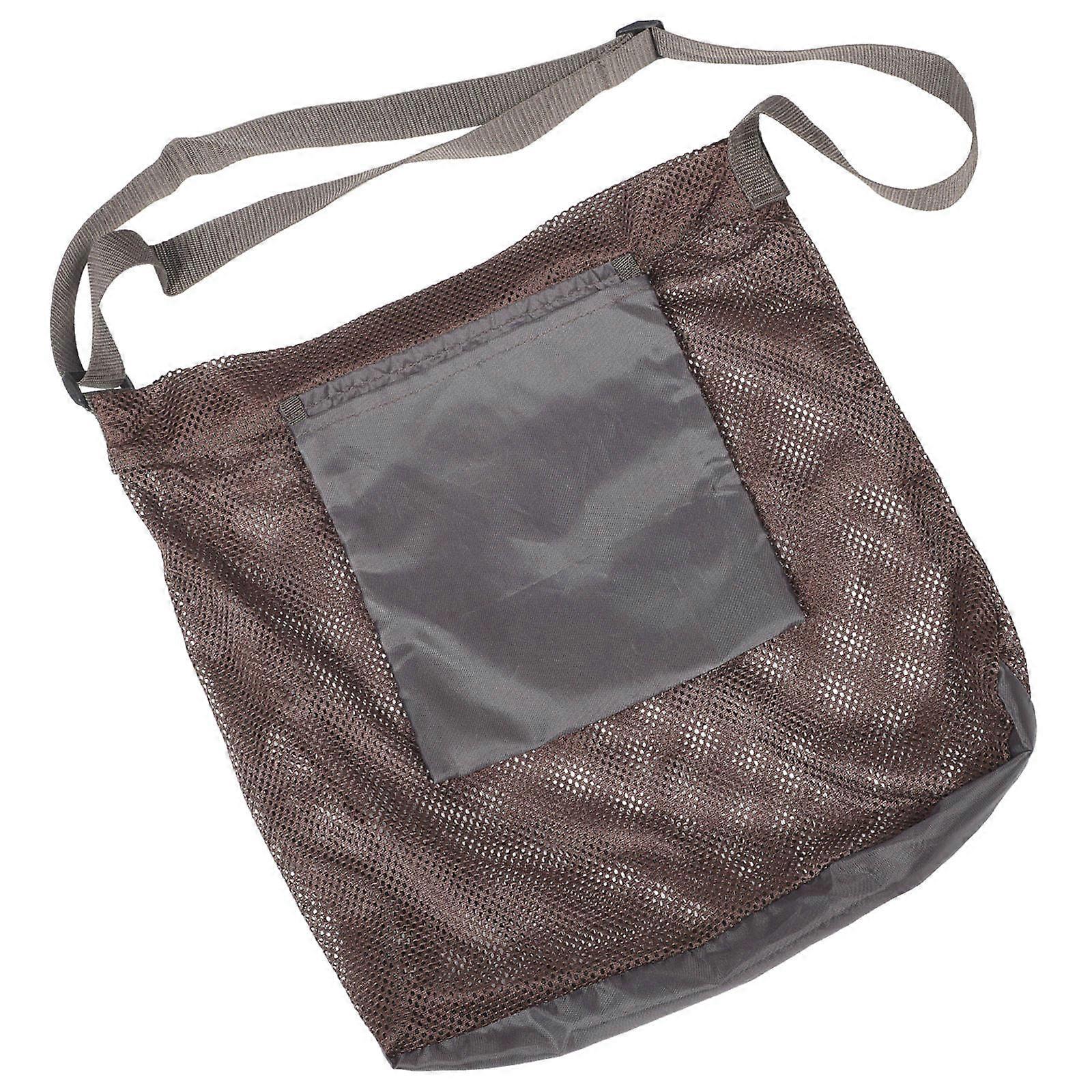 Mushroom Bag Shoulder Pouch Foraging Bag Mesh Storage for