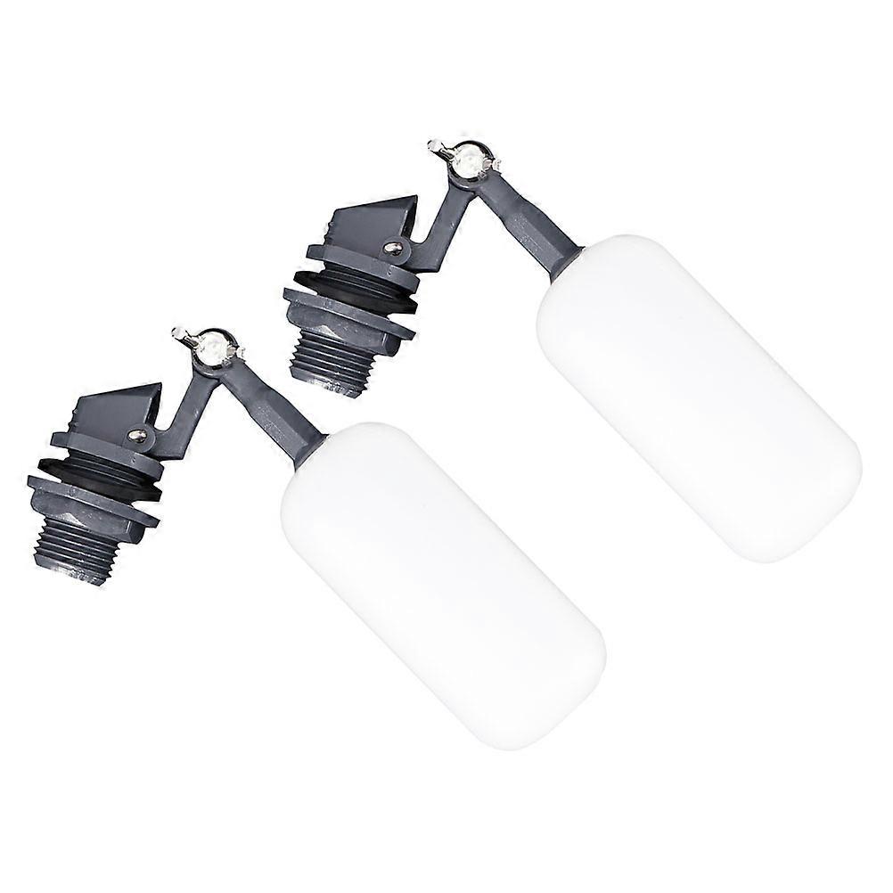 Float Valve for Water Tank with Function Fill Feed 2Pcs Plastic Valves