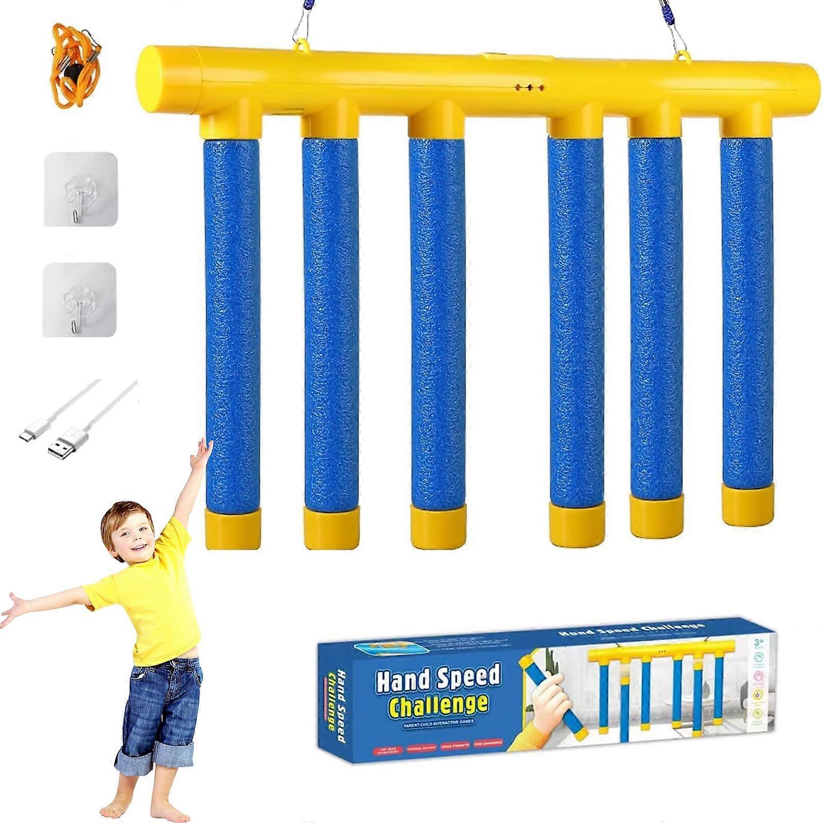 Reflex Training Game with Adjustable Speed and Random Drop Pattern for Hand Eye Coordination