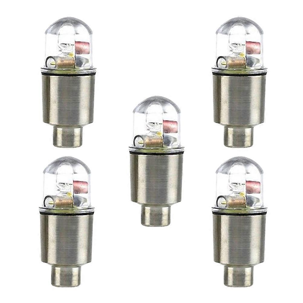 Bike LED Wheel Lights Caps Light Flash Light 5Pcs Pack