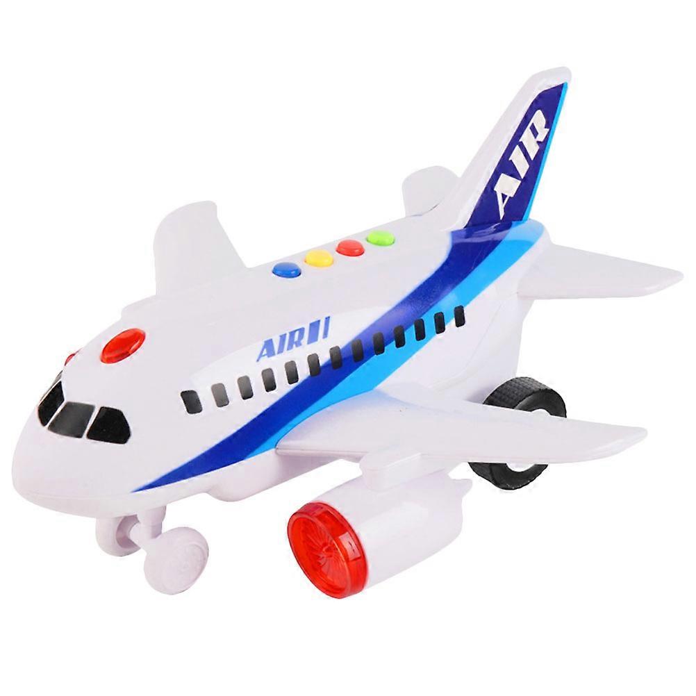 Airplane Model Development Toy Interactive Learning For Toddlers Glowing Moving White 1Pack