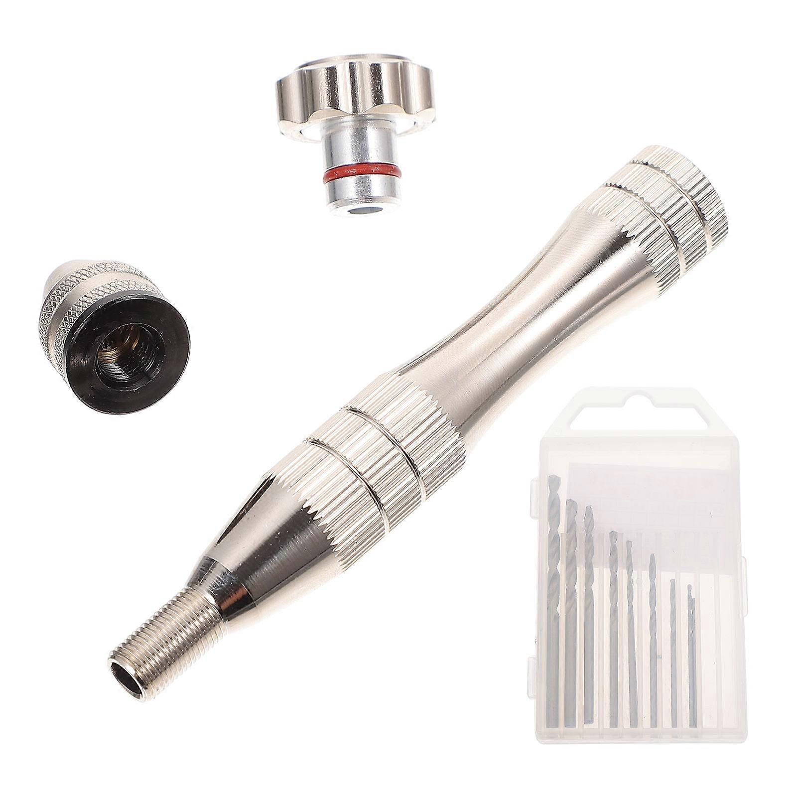 Manual Drill Core Carving Tool for DIY Use 1Set Aluminium Alloy