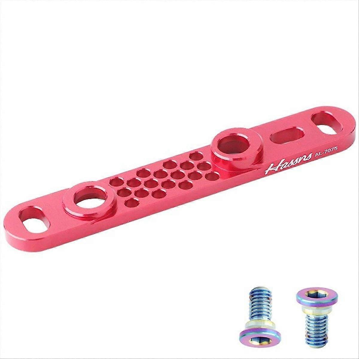  Bicycle Disc Brake Adapter CNC Disc Bracket Red Front