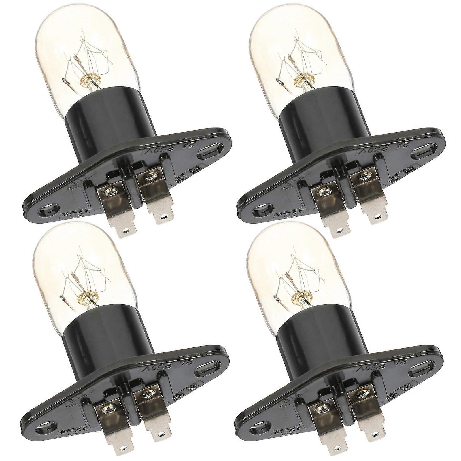 Microwave Bulb Microwave Light Bulb Replacement 4Pcs for Efficient Lighting