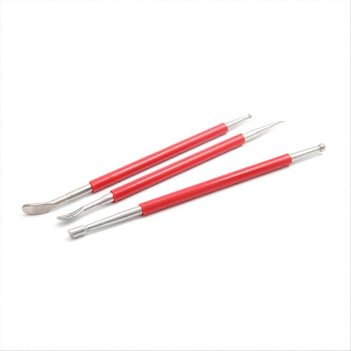 3Pcs DIY Handmade Leather Carving Tools