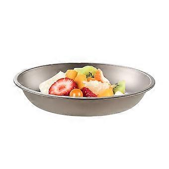 Titanium Camping Plate Ultralight Stackable Hiking Bowl for Backpacking and Outdoor Dining