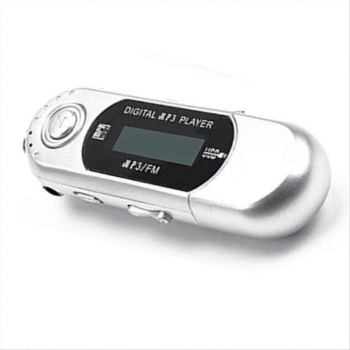 Mini MP3 Player Small Flash Drive Multilanguage LCD Music Player (A)