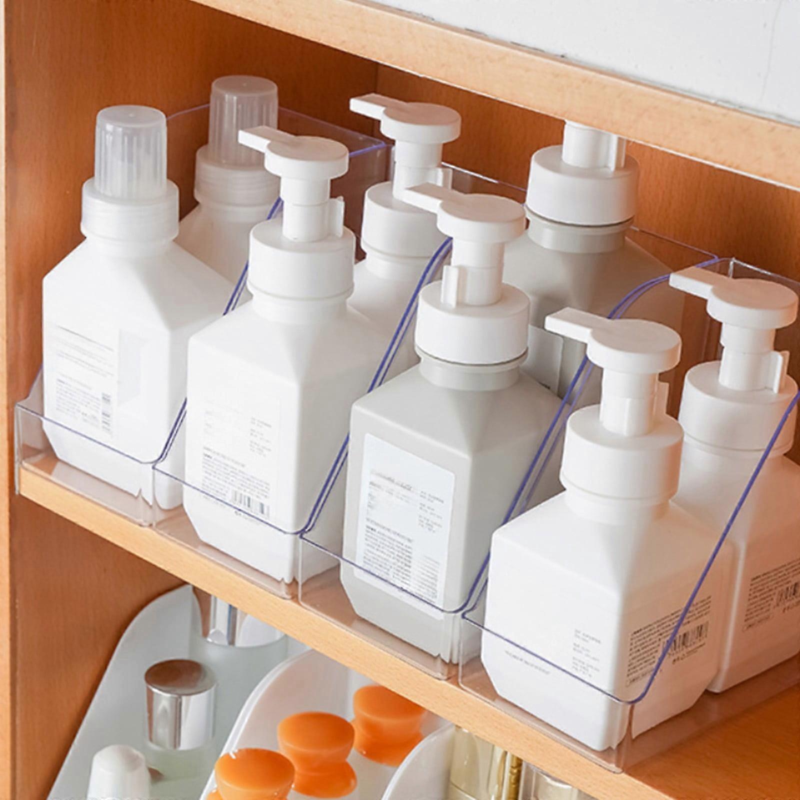 Slanted Plastic Storage Bin for Kitchen, Pantry, or Bathroom