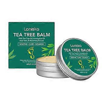 Tea Tree Soothing Balm  Natural Tea Tree Oil, Eucalyptus & Aloe Vera Formula, Eases Skin Discomfort & Dryness, Soothes Itching, Rashes & Irritation, S
