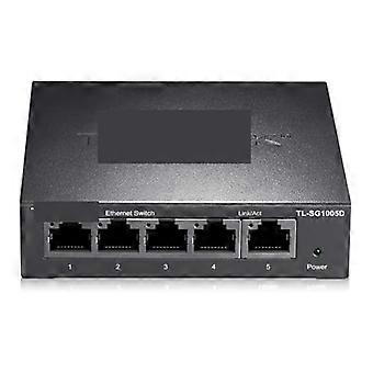 TLSG1005D 5 Port Gigabit Ethernet Switch, Plug and Play, Fanless, Unmanaged, with US Plug Y0S3QZ1