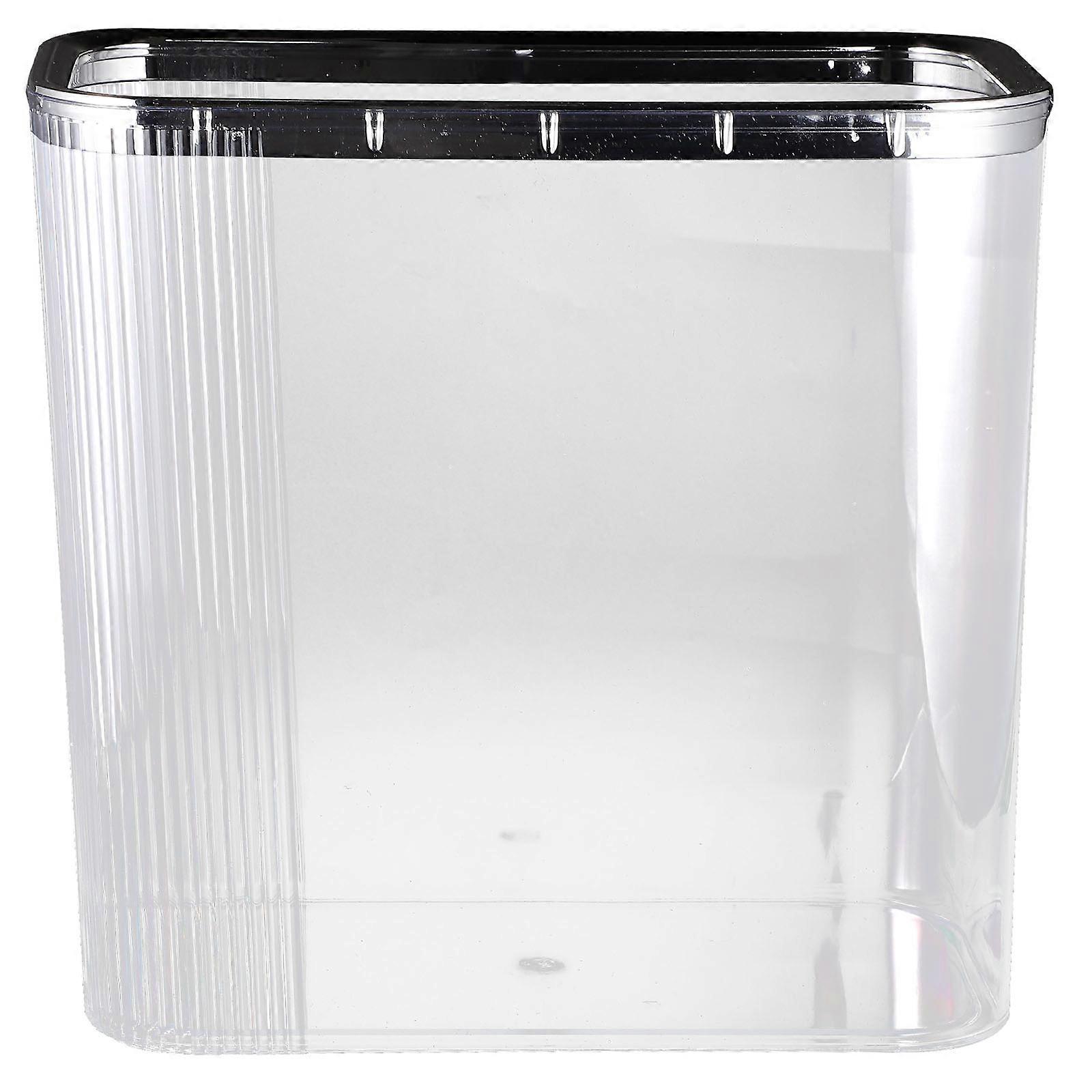 Garbage Container Transparent Trash Can for Storage with Pet Material